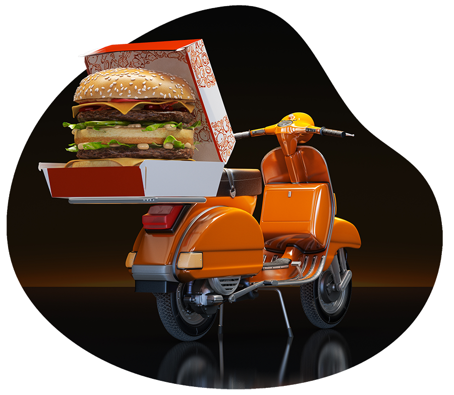 Moped Burger WEB