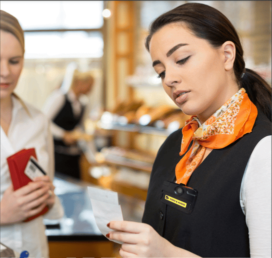 Cashier Body Camera