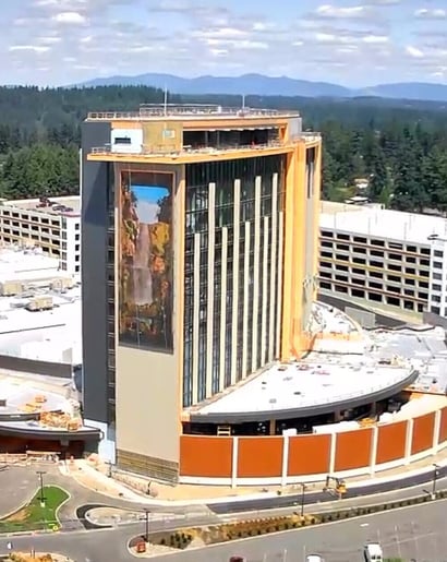 Primeview Casino Building Video Wall