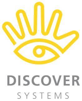 Discover Systems White Logo Square